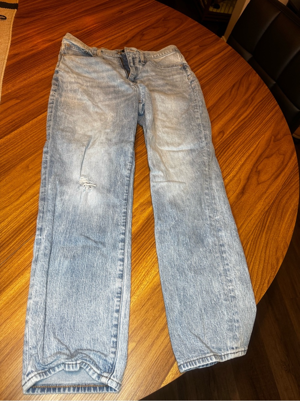J. Crew Light Blue Straight-Leg Jeans